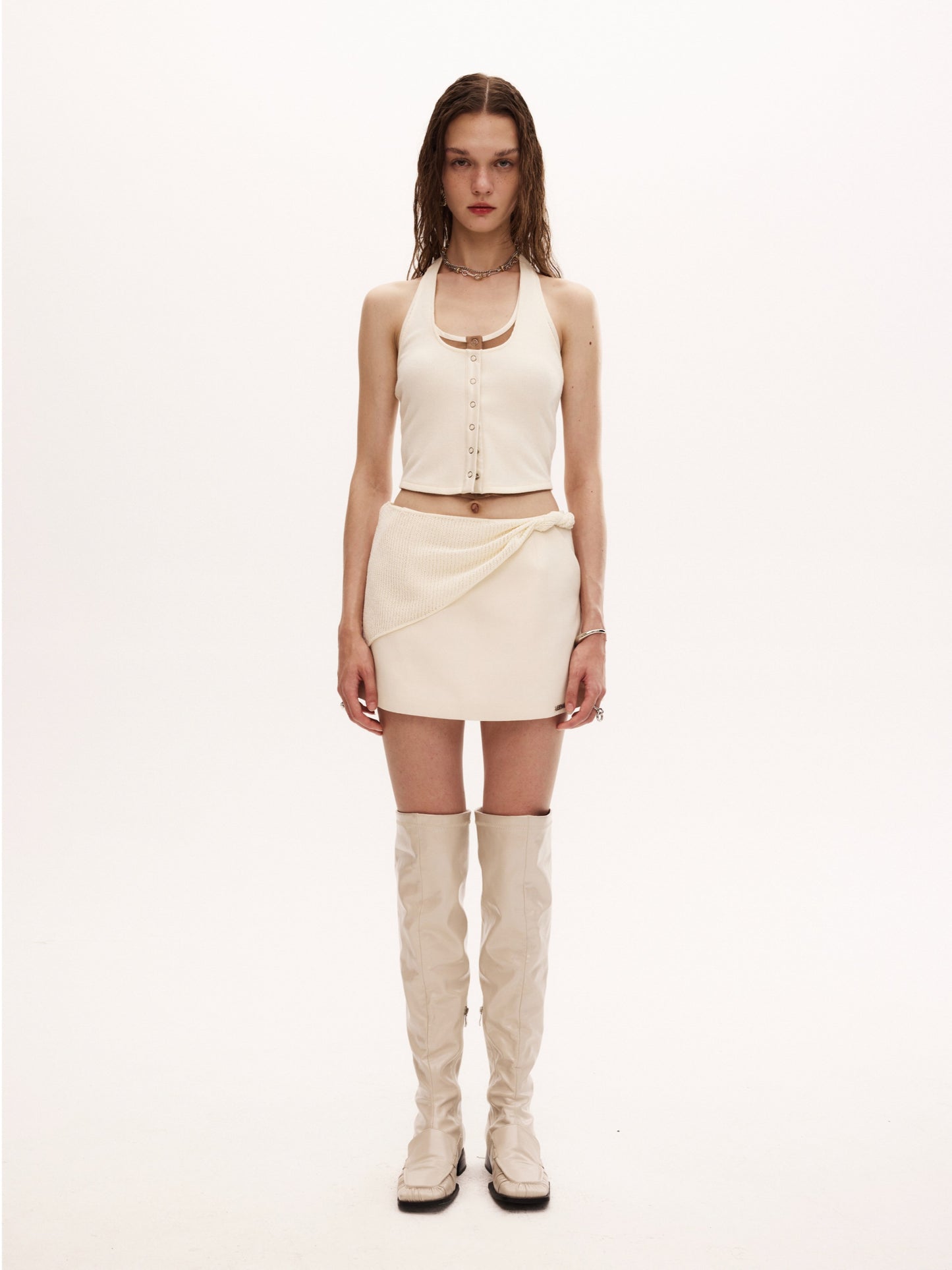 DIEC SKORT in cream
