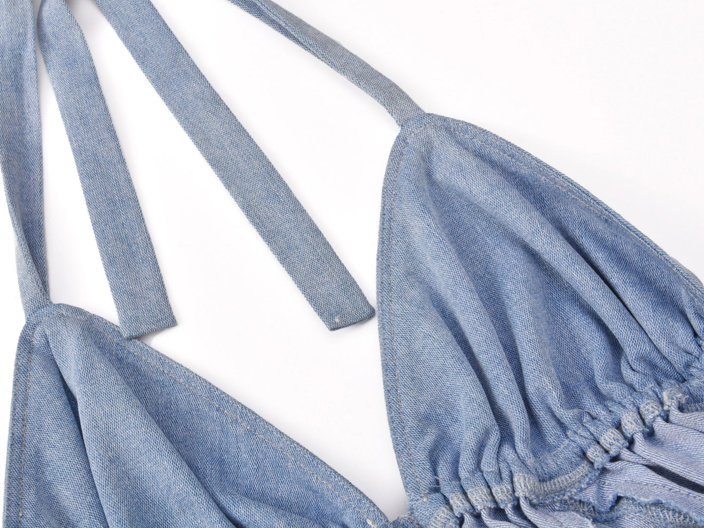 ZAYU TOP in denim blue