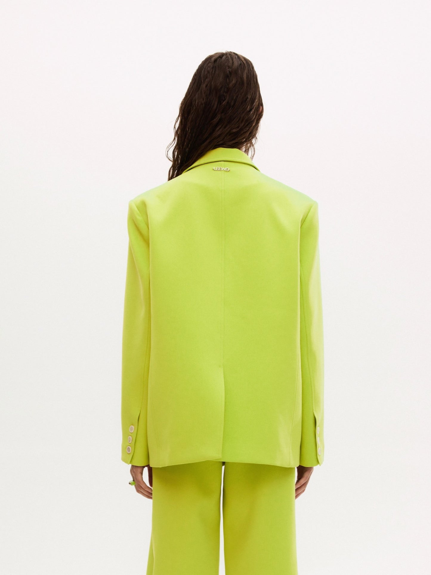 CUSUA BLAZER in neon green