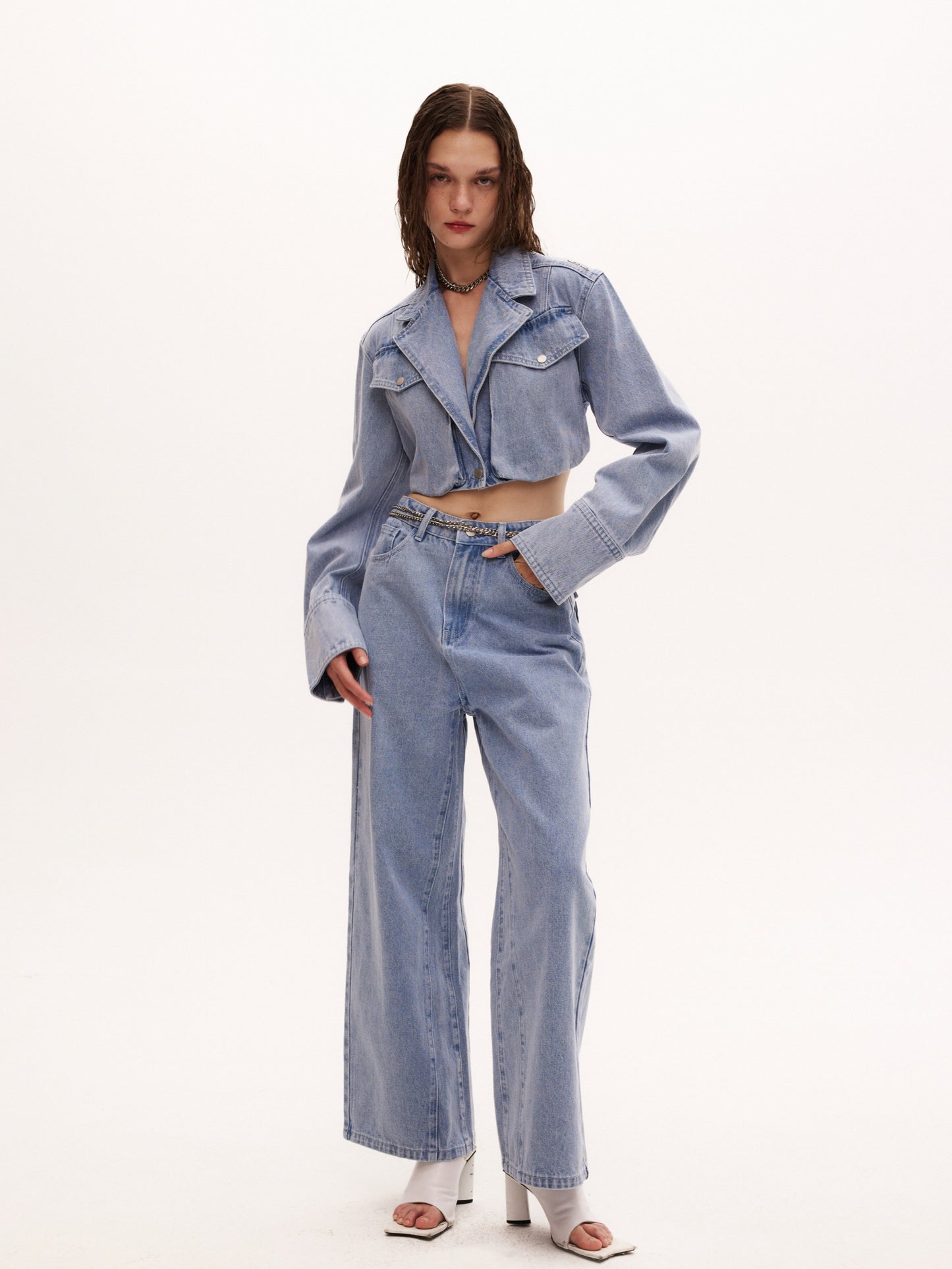 SIXN JEANS in denim blue