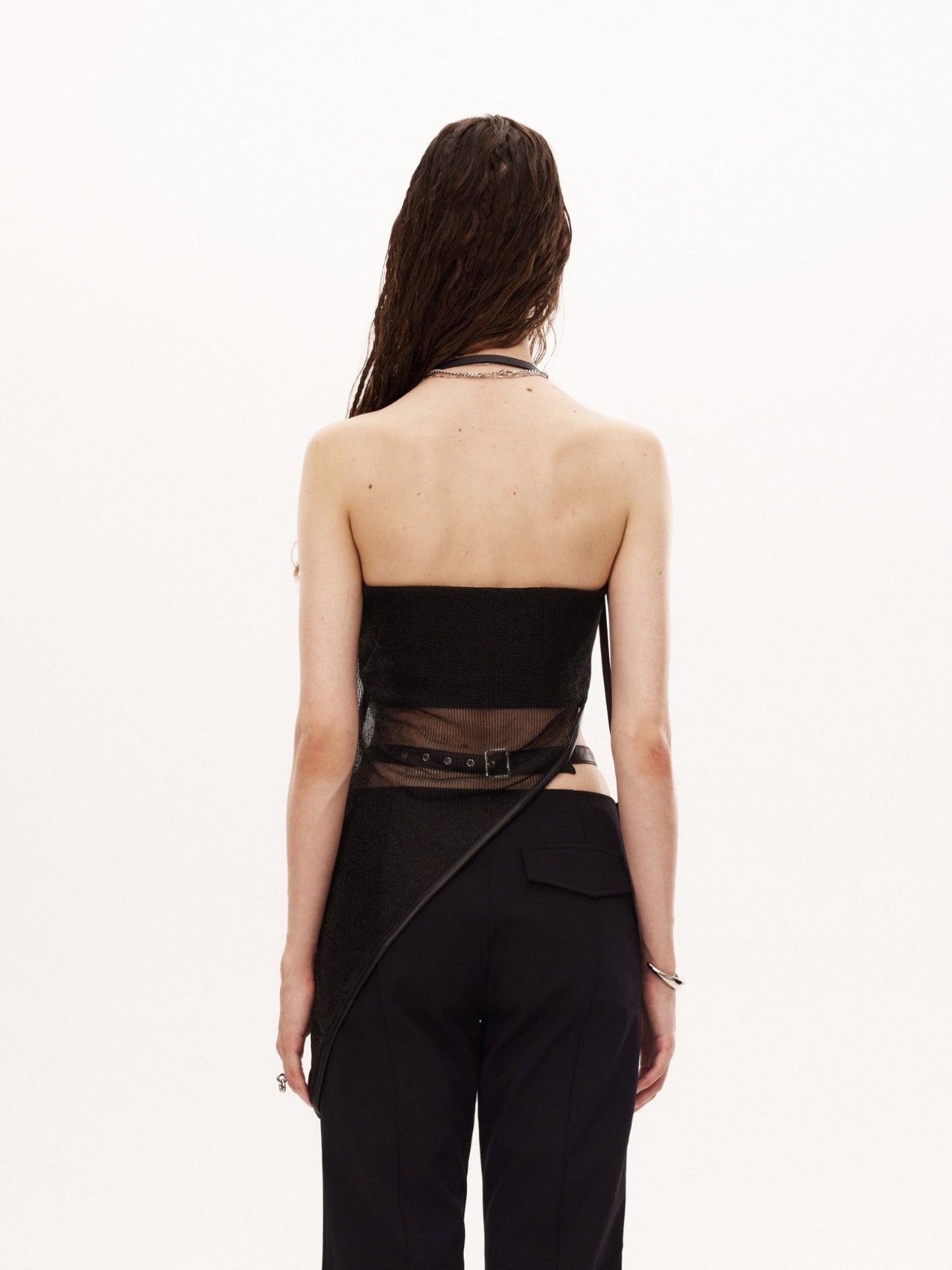 JIIN TOP in black