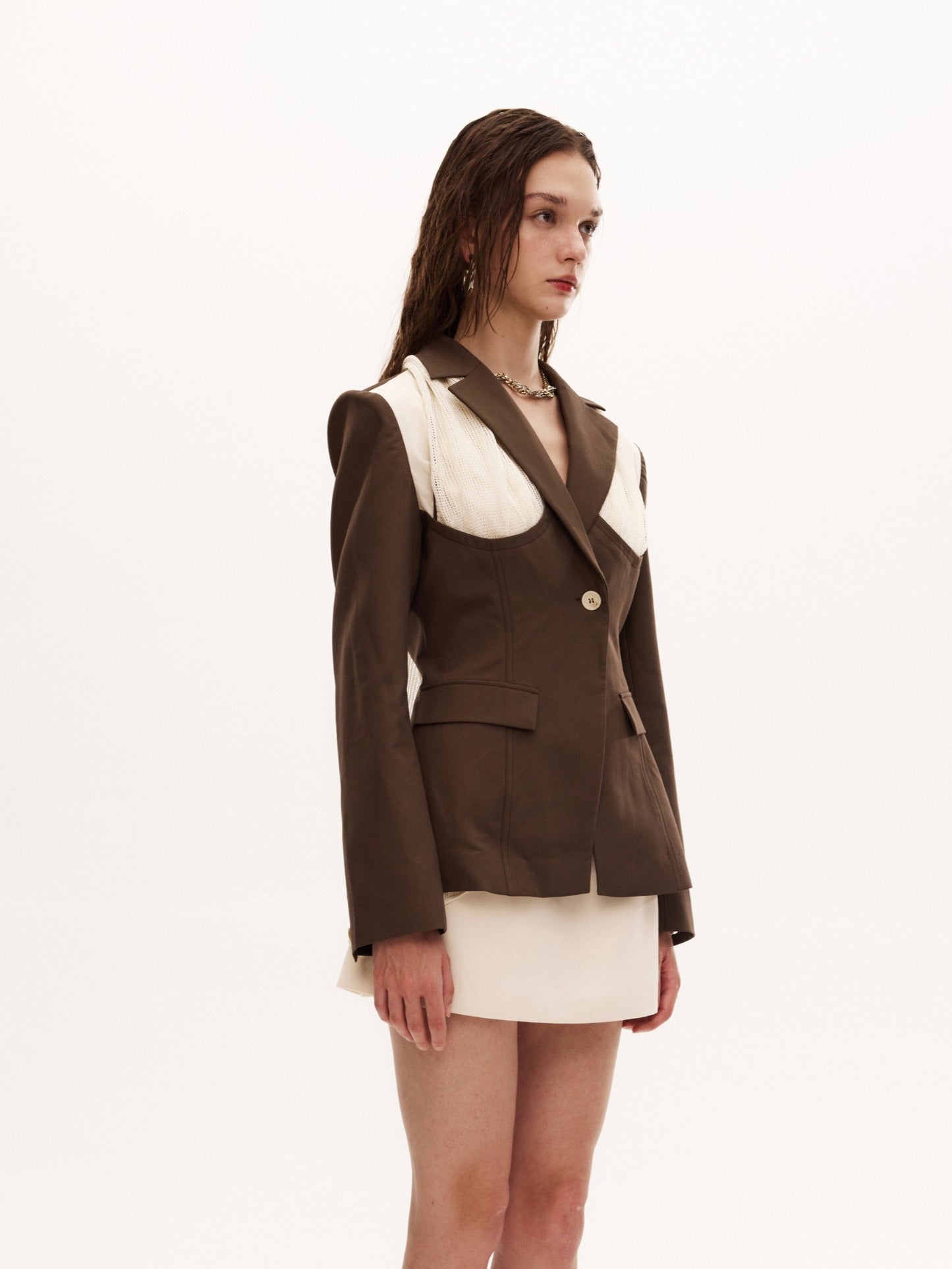 NAIZS BLAZER in brown