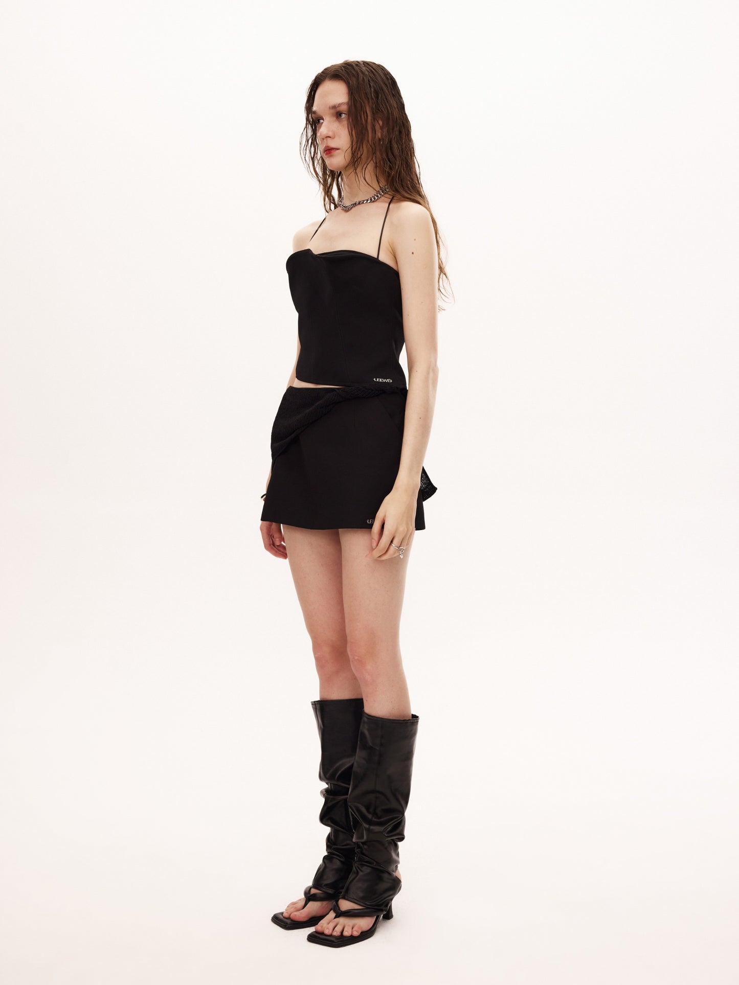 DIEC SKORT in black