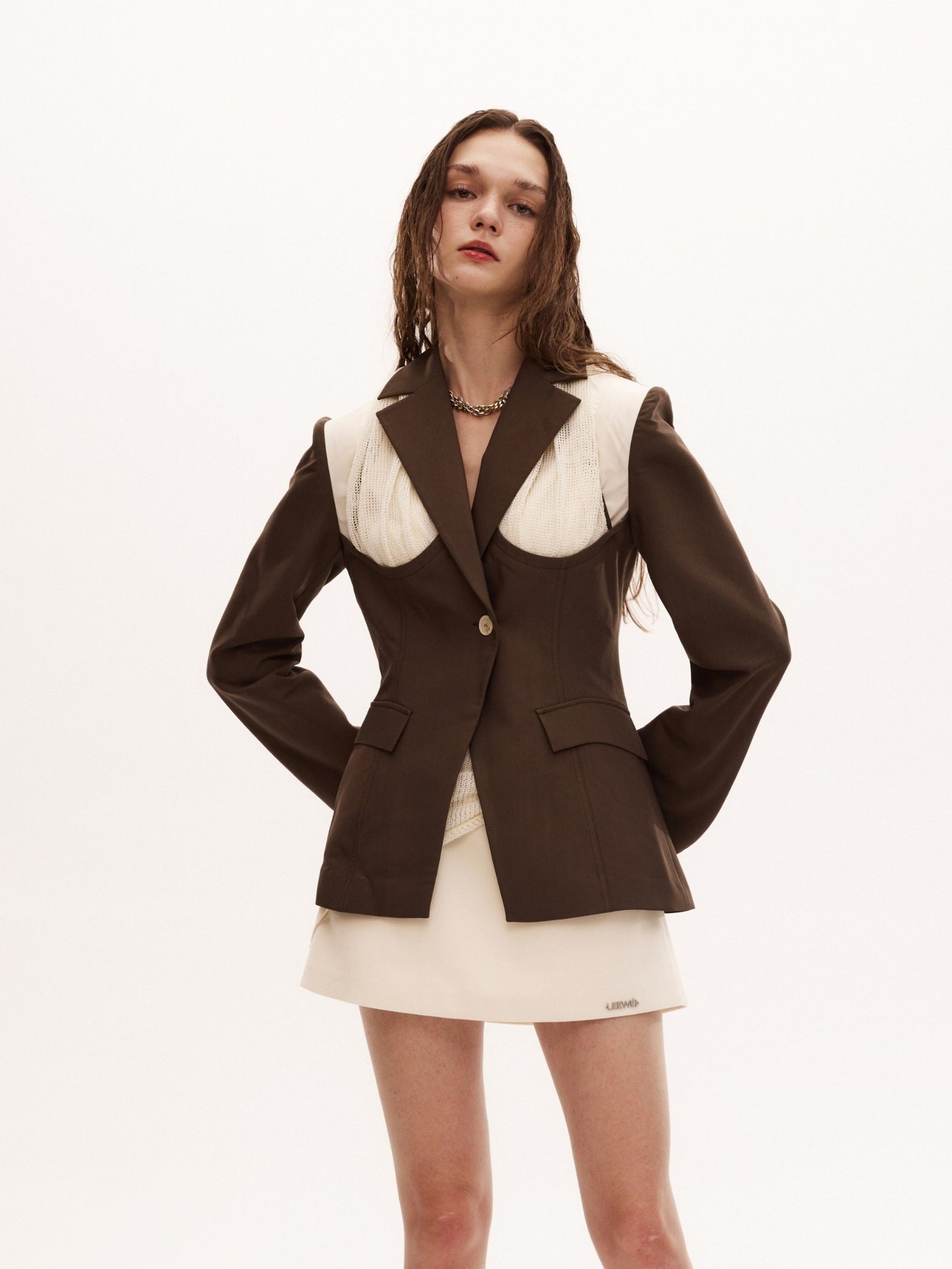 NAIZS BLAZER in brown