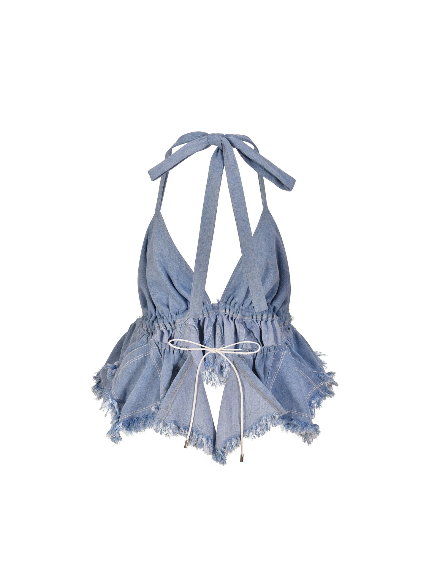 ZAYU TOP in denim blue