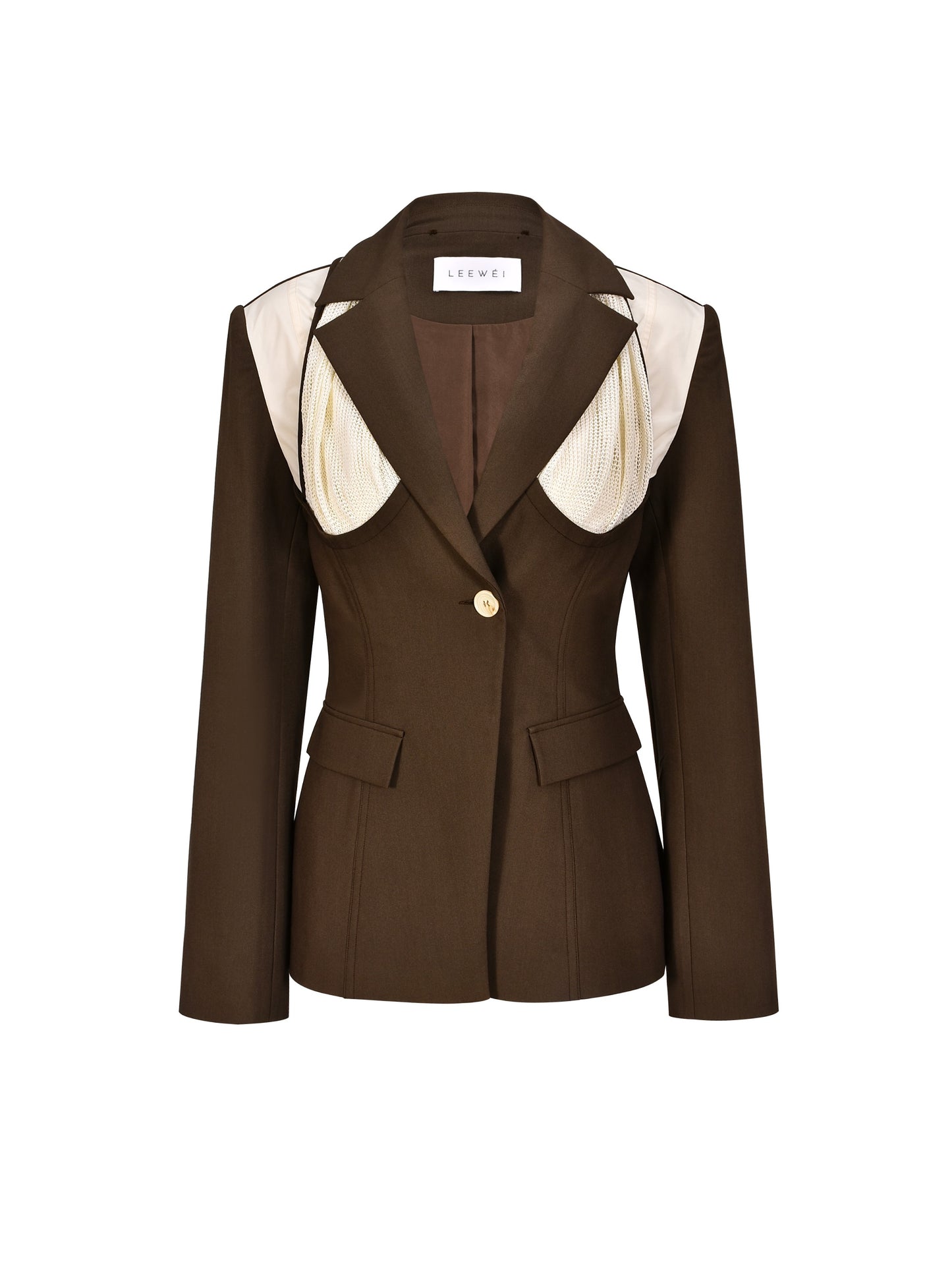 NAIZS BLAZER in brown