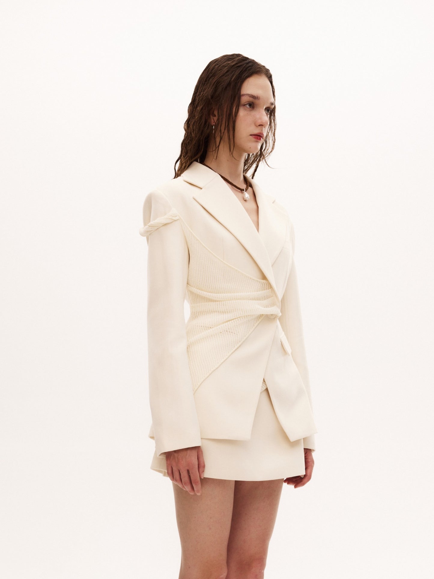 SOAY BLAZER in cream