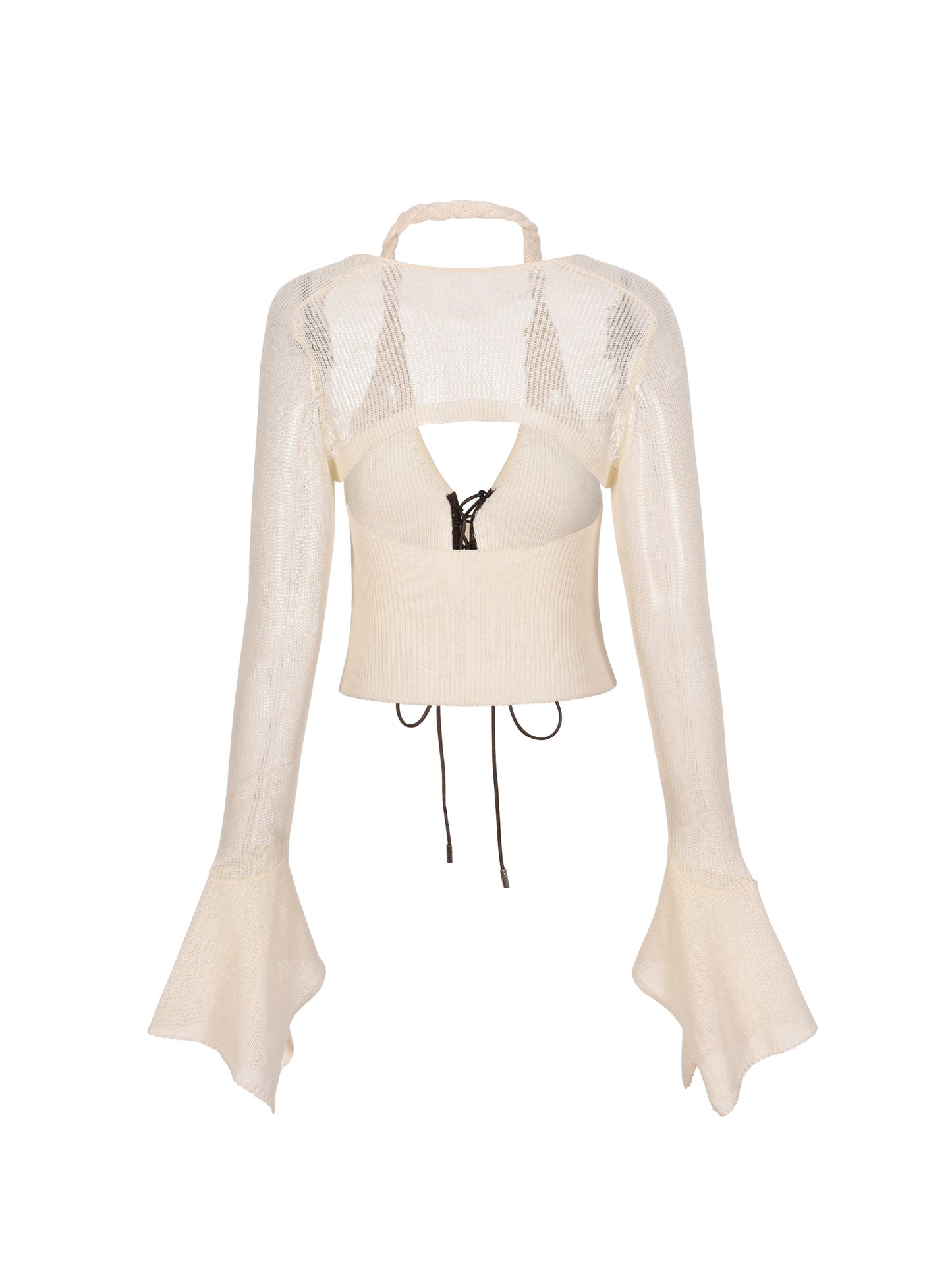 NINA TOP in white