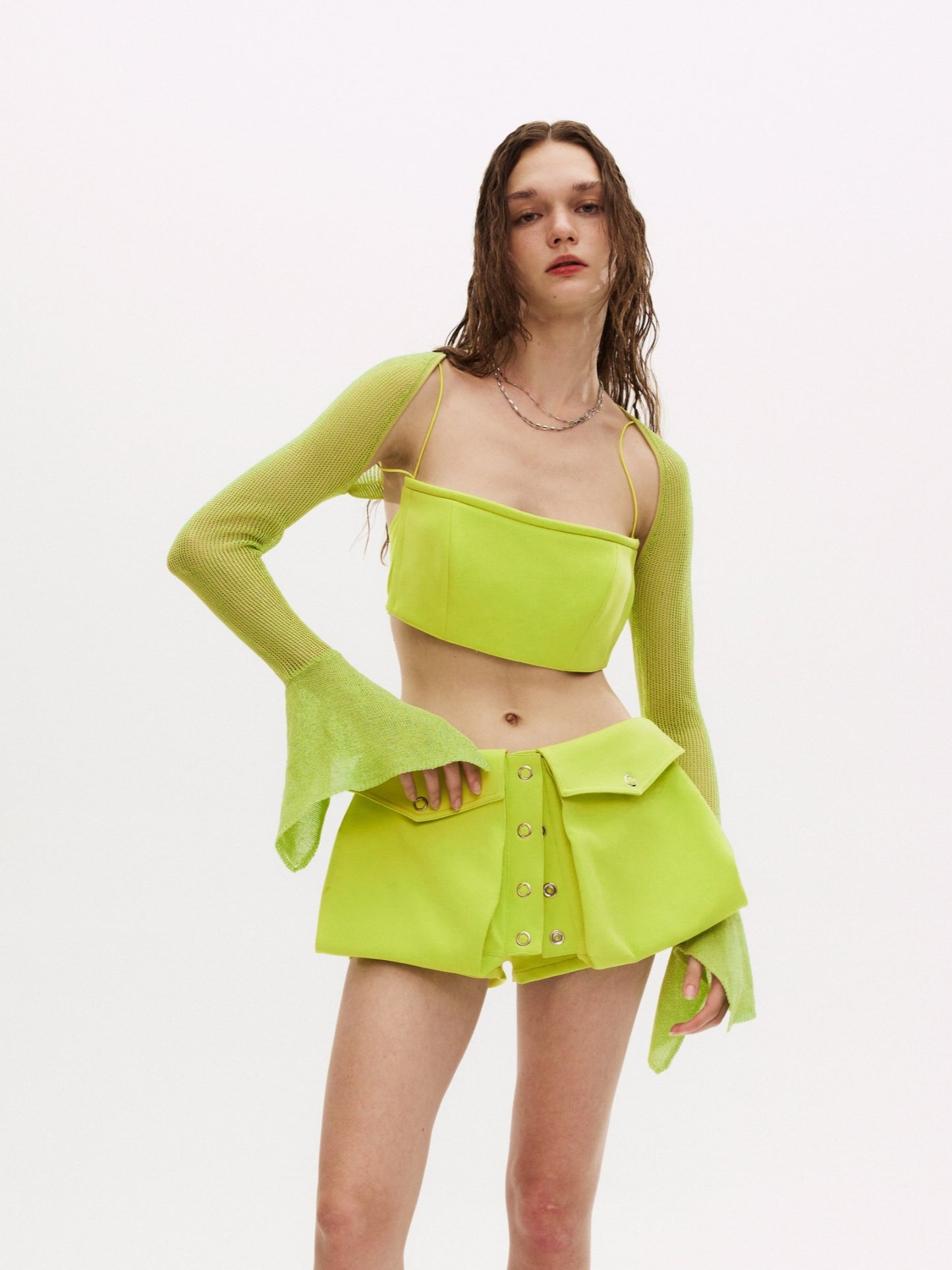 DIMBO BRA TOP in neon green