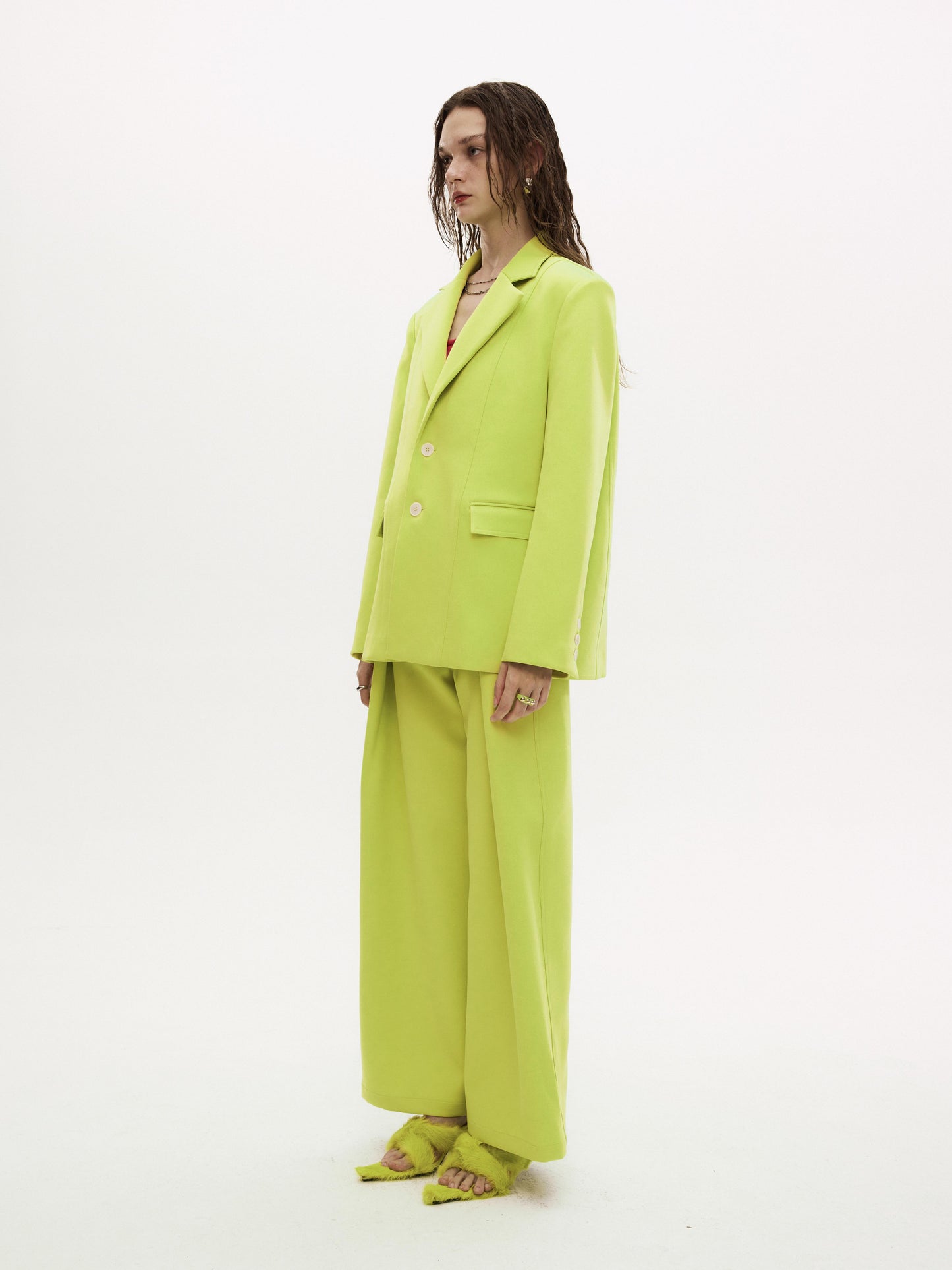 NIGZ TROUSERS in neon green