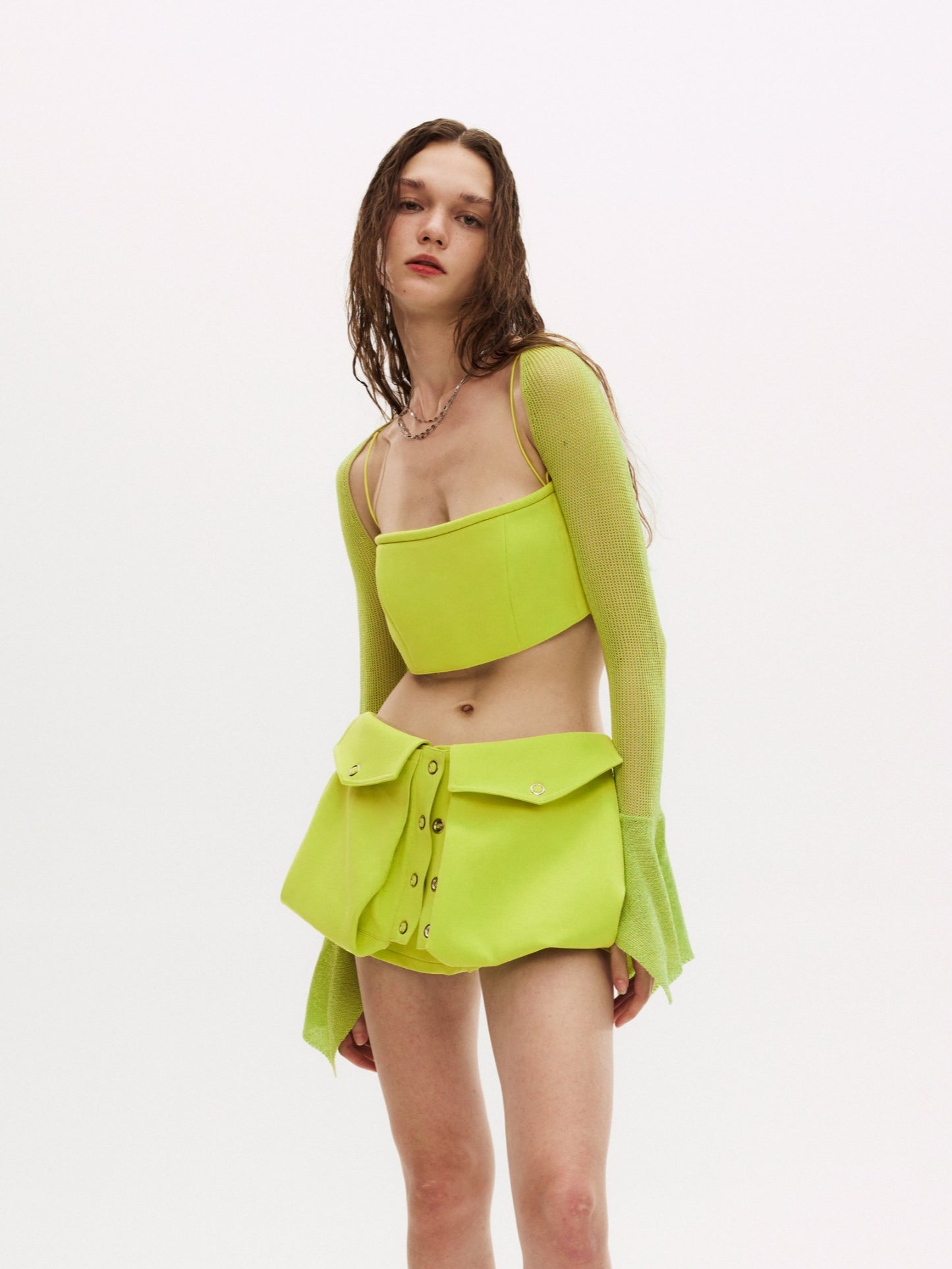DIMBO BRA TOP in neon green