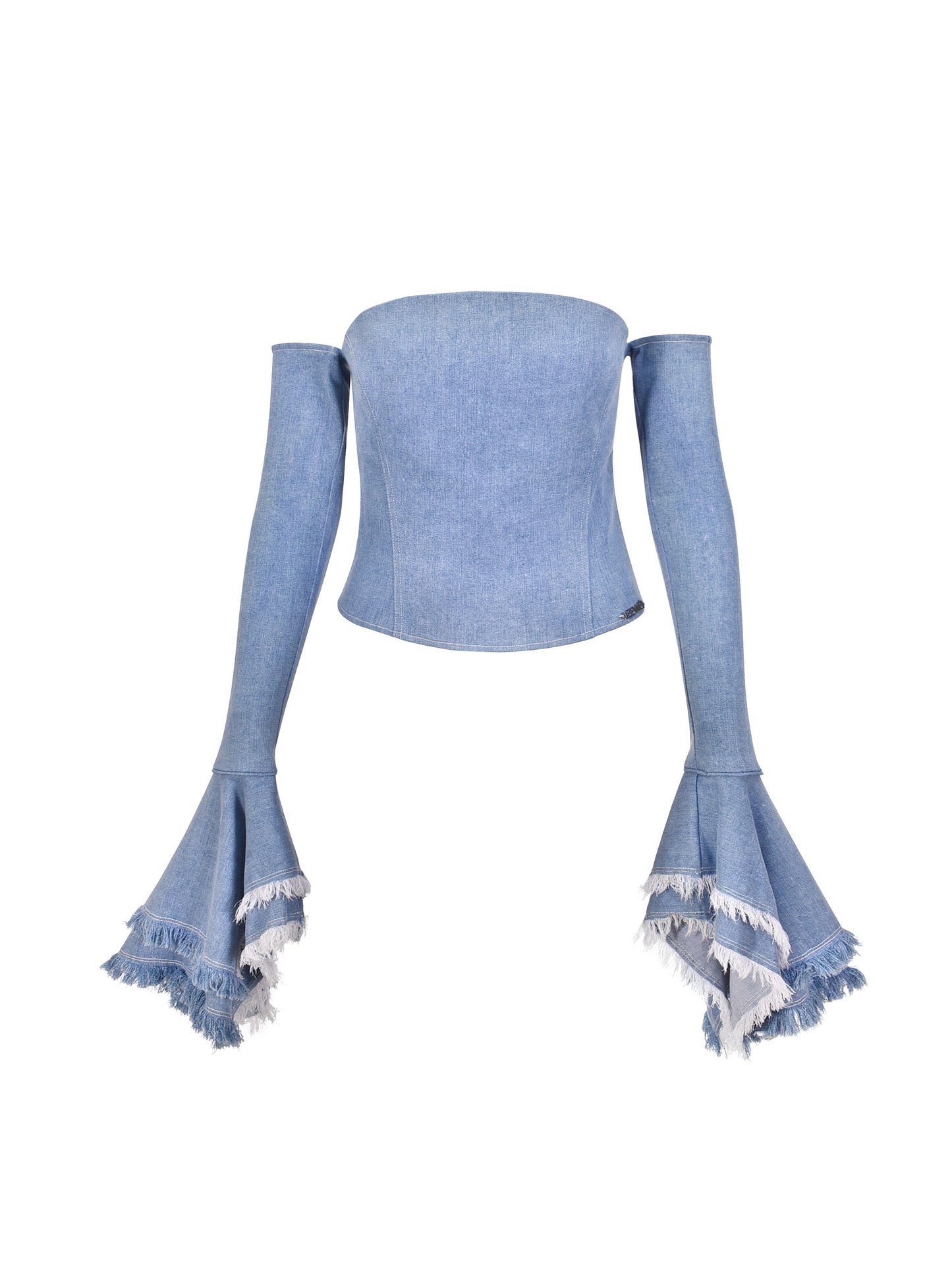 SUIX TOP in denim blue
