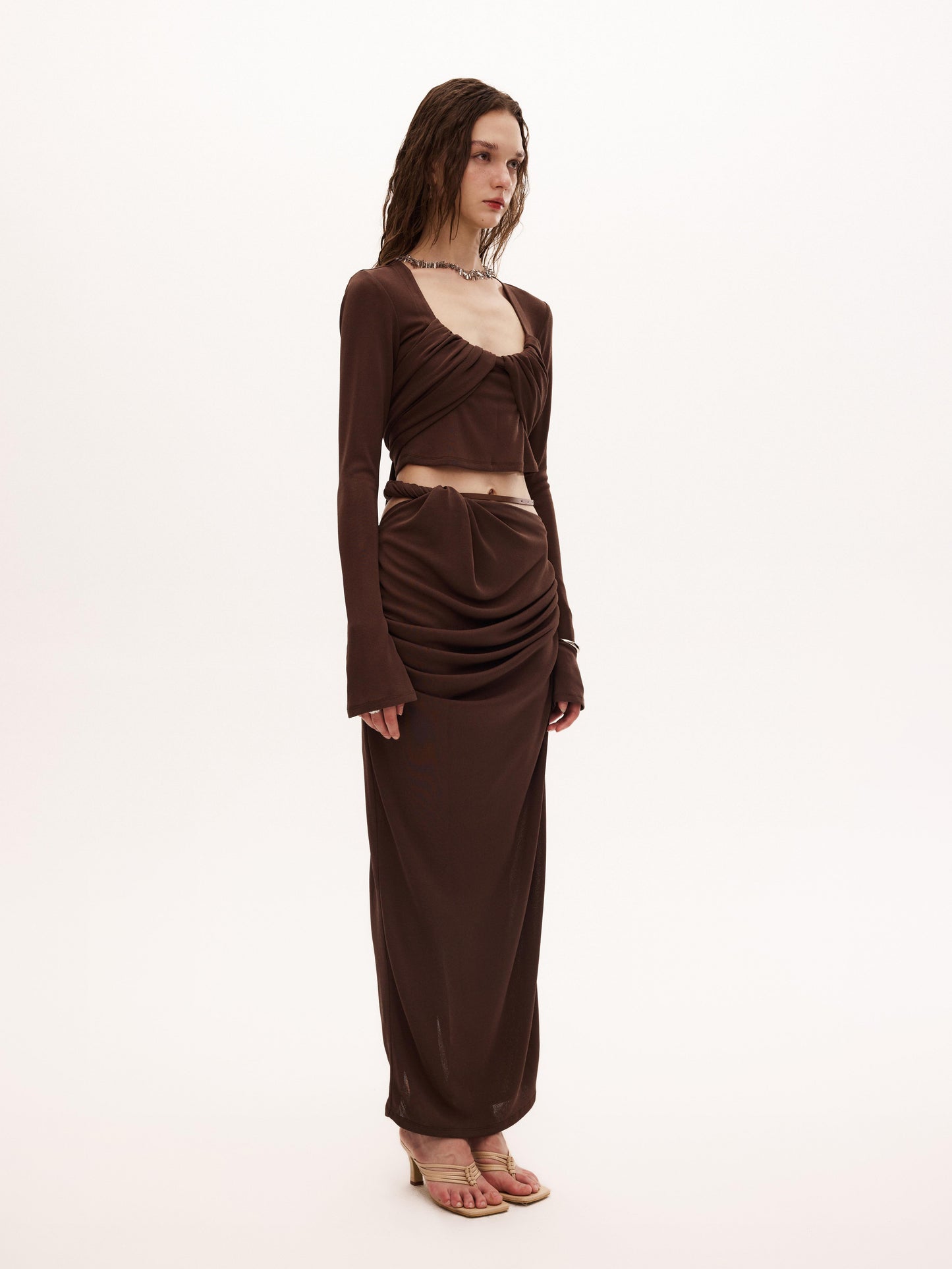 OUGA SKIRT in brown