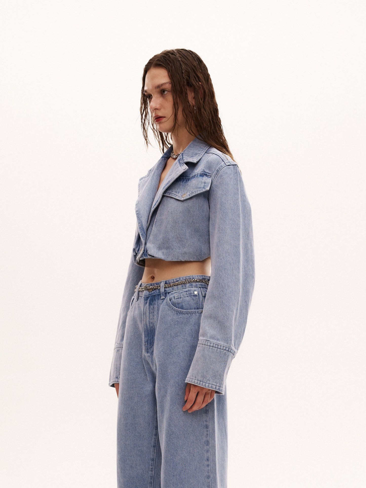 DUTI JACKET in denim blue