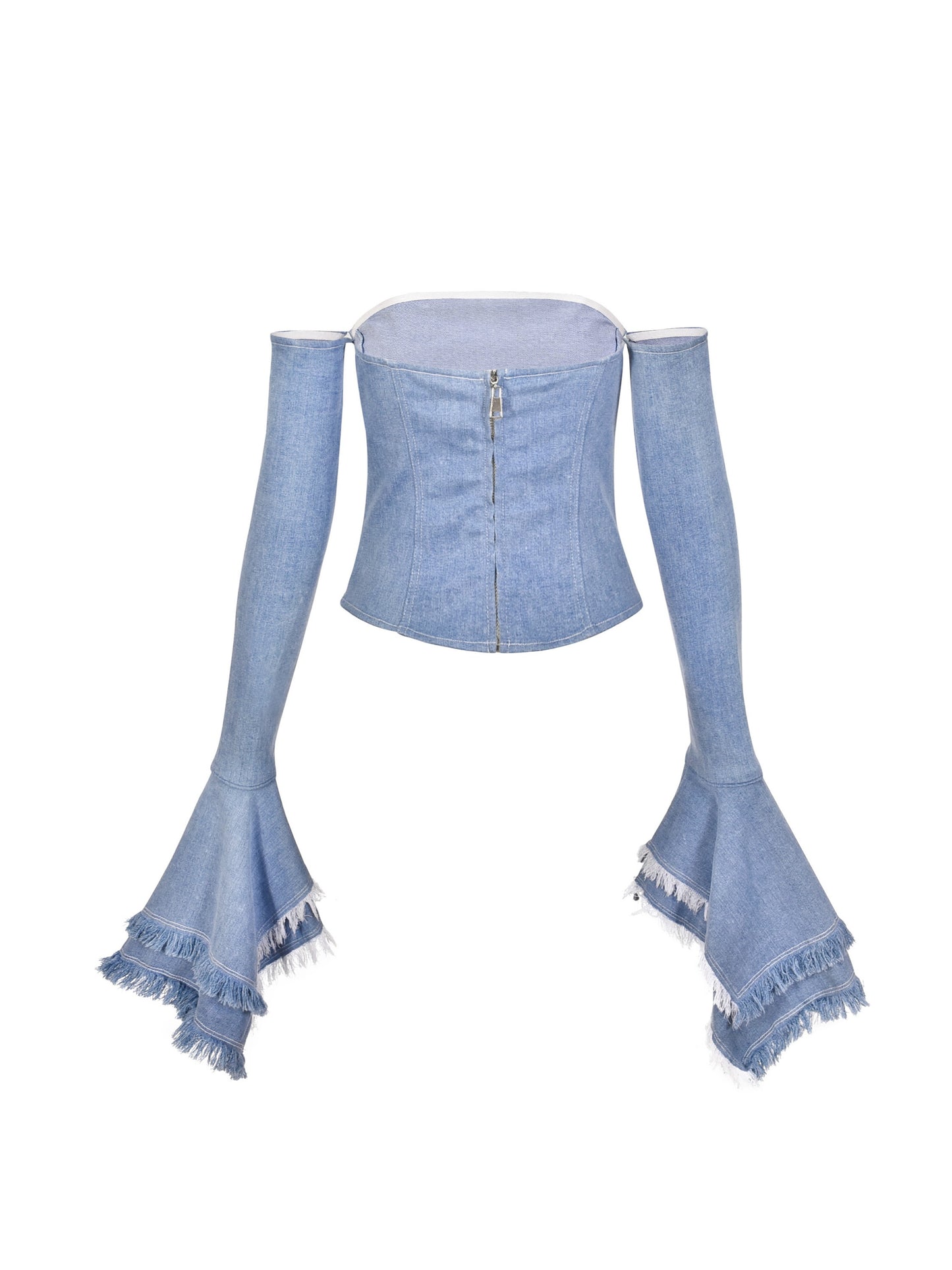SUIX TOP in denim blue