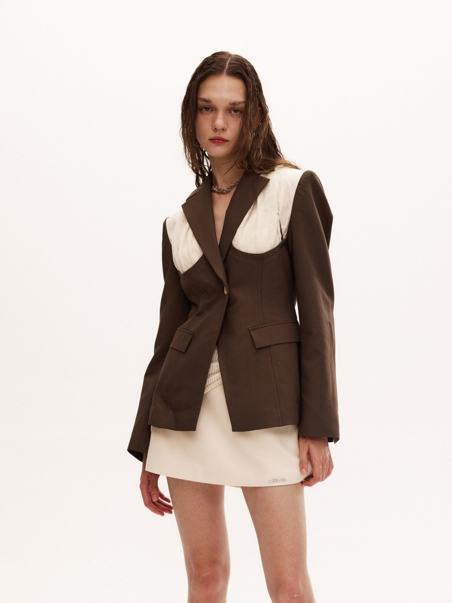 NAIZS BLAZER in brown