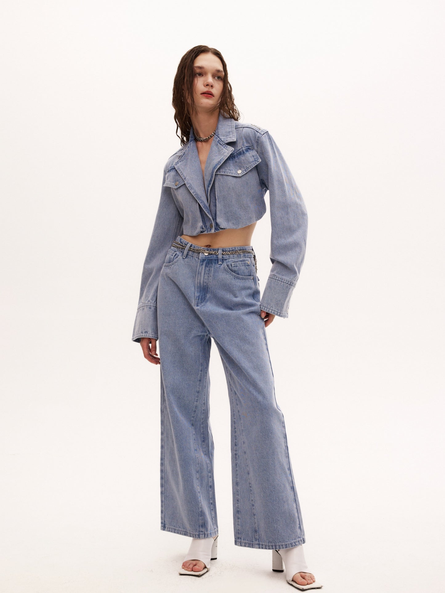 SIXN JEANS in denim blue