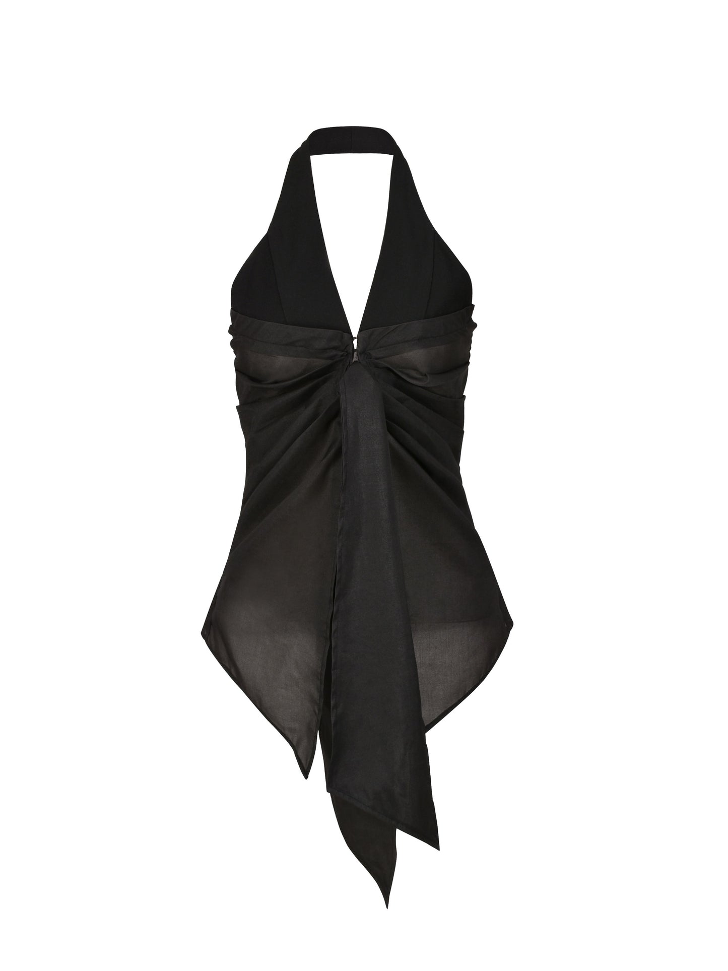 AUGO TOP in black