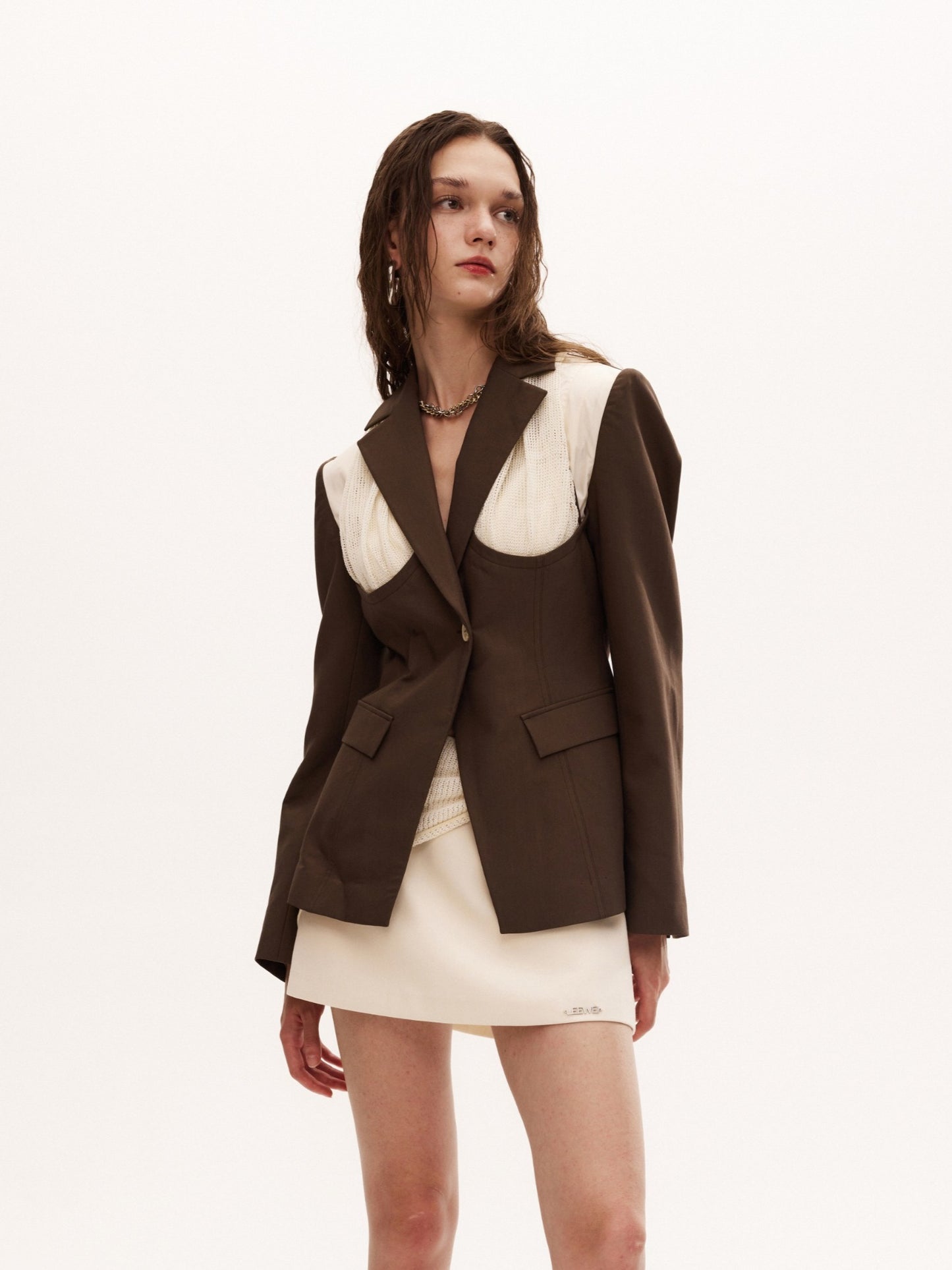 NAIZS BLAZER in brown