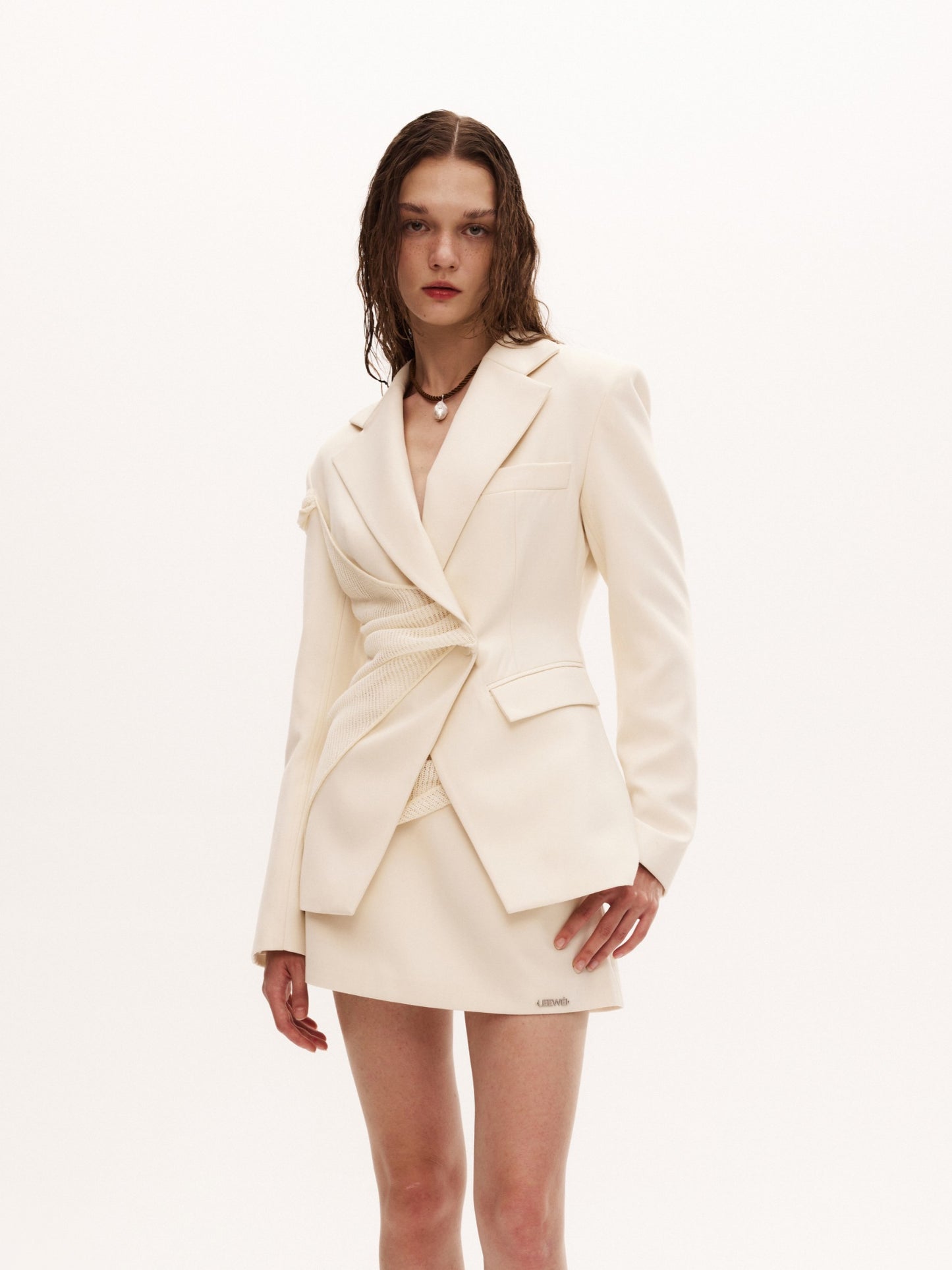 SOAY BLAZER in cream