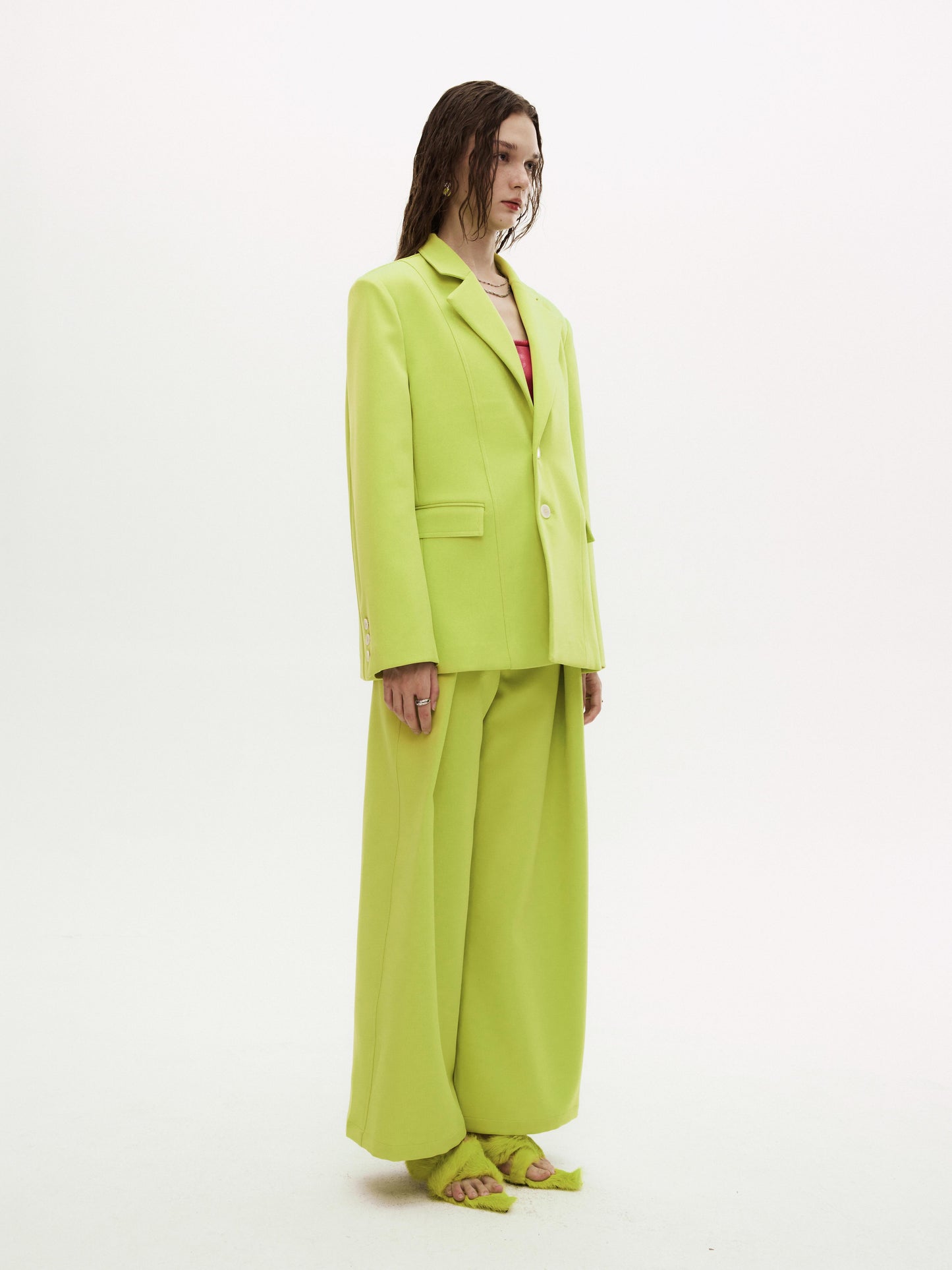 NIGZ TROUSERS in neon green