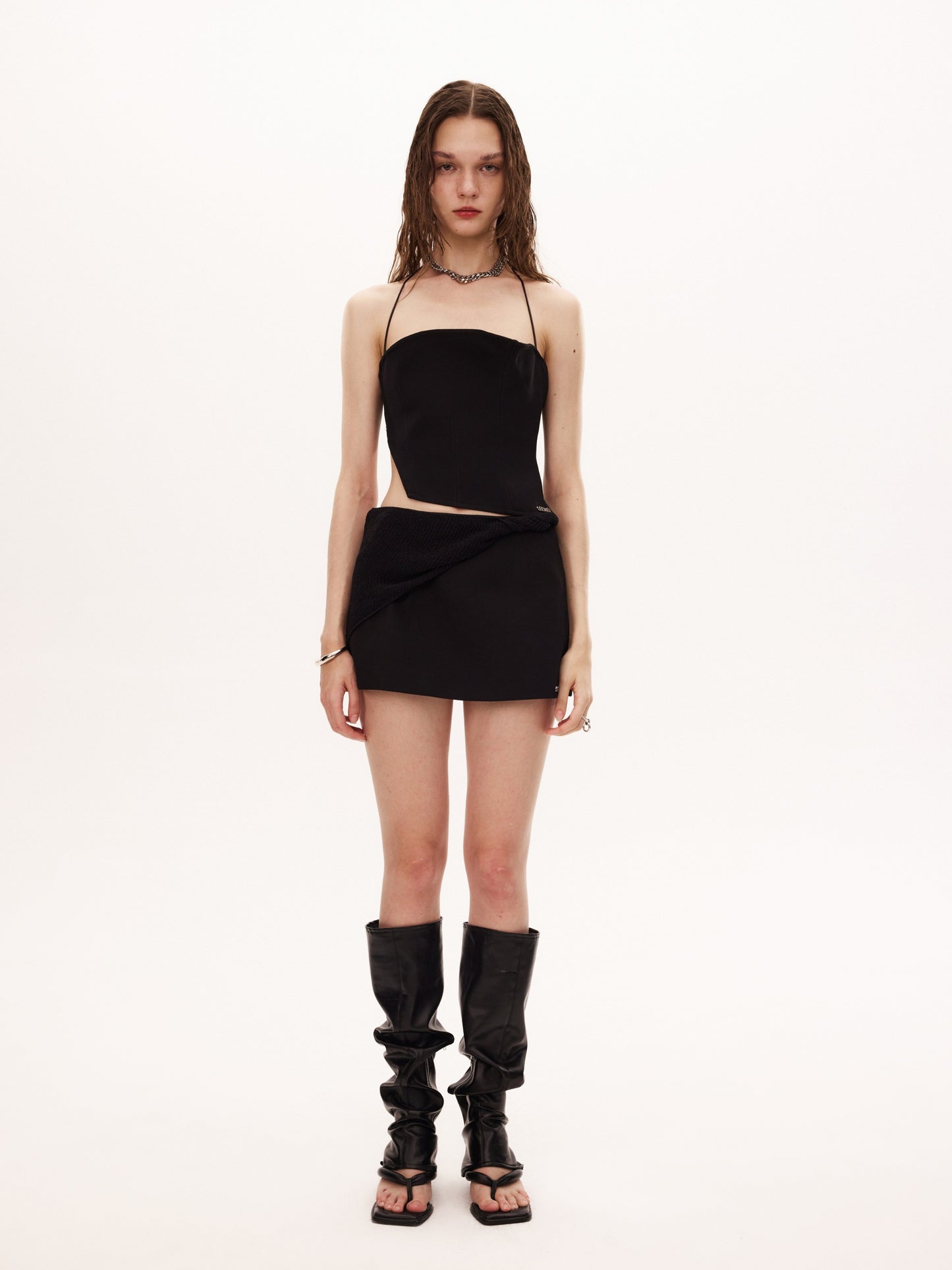 DIEC SKORT in black