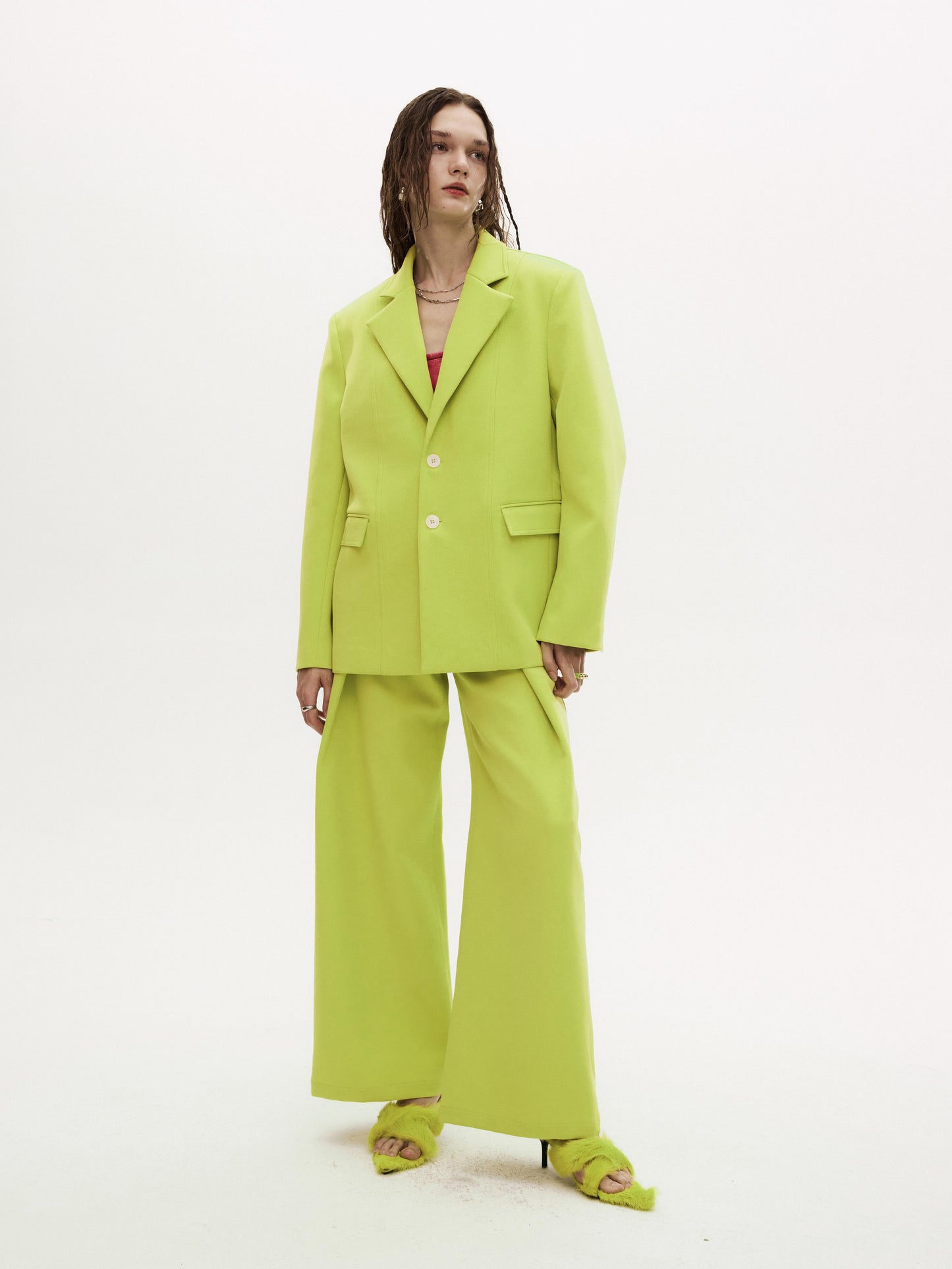NIGZ TROUSERS in neon green
