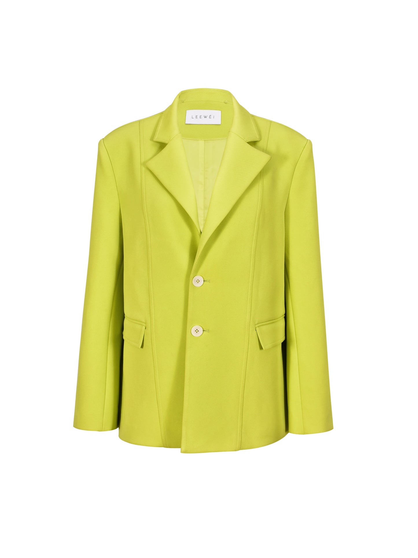 CUSUA BLAZER in neon green