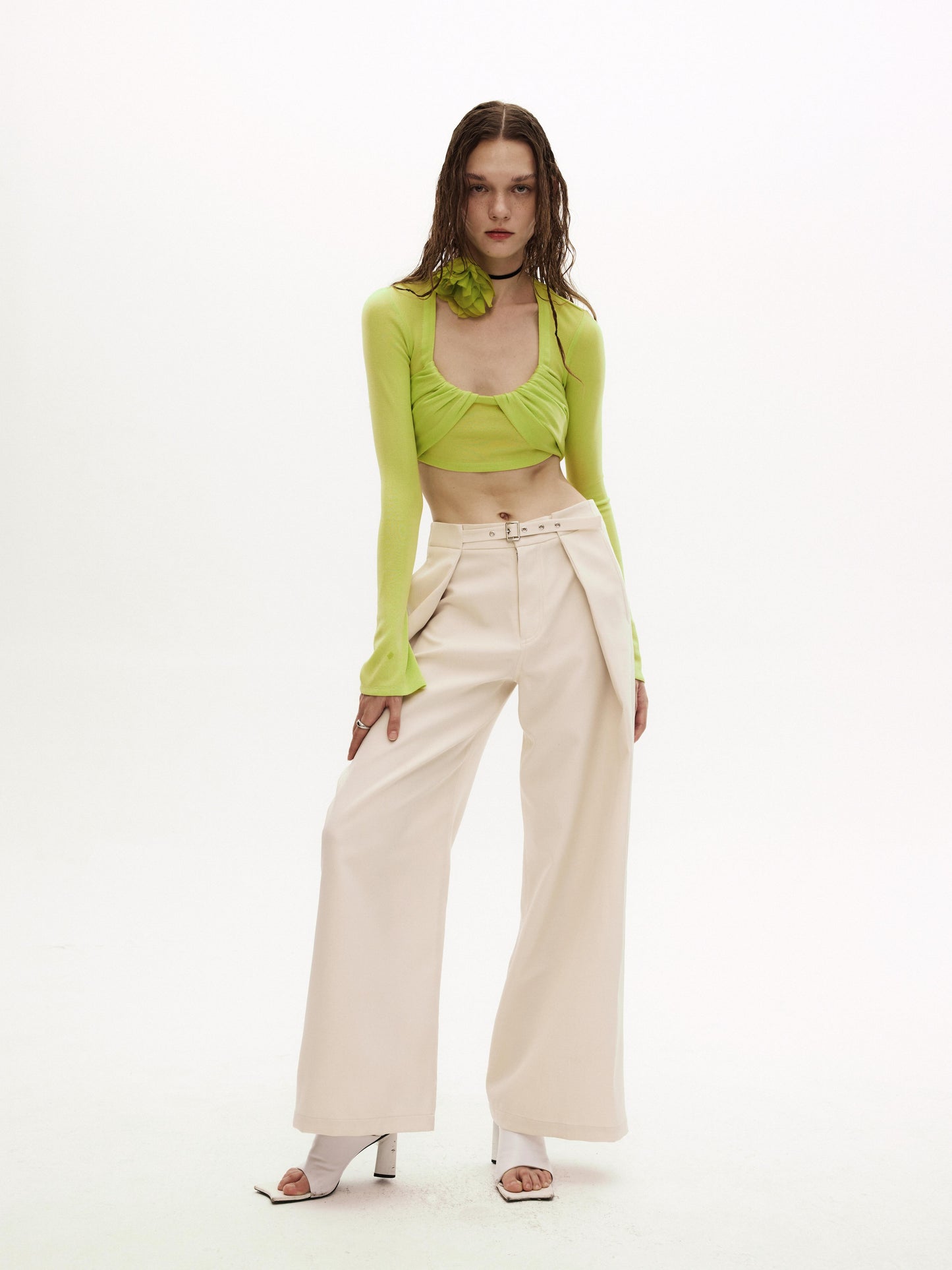IDAO TOP in neon green