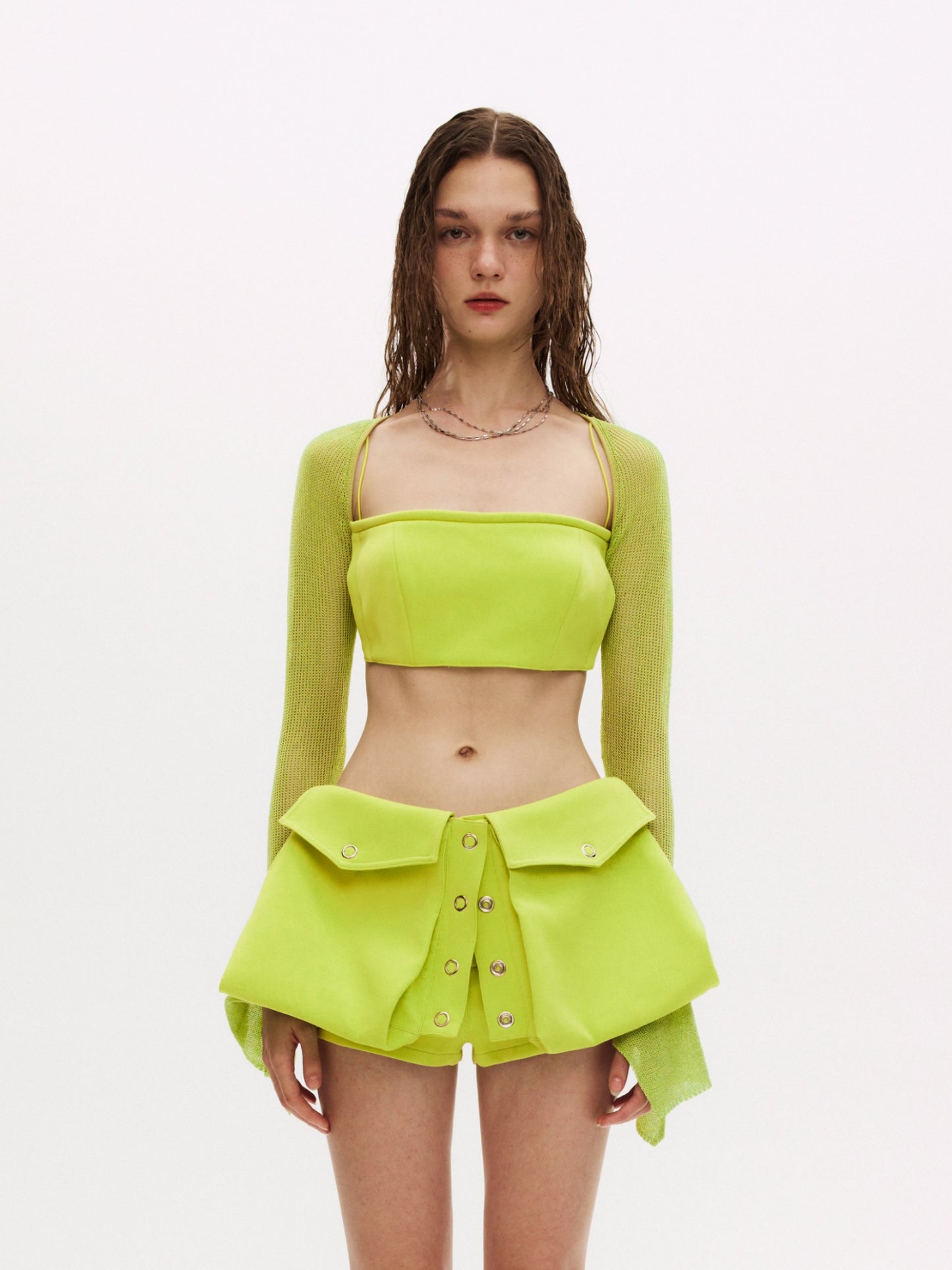 DIMBO BRA TOP in neon green
