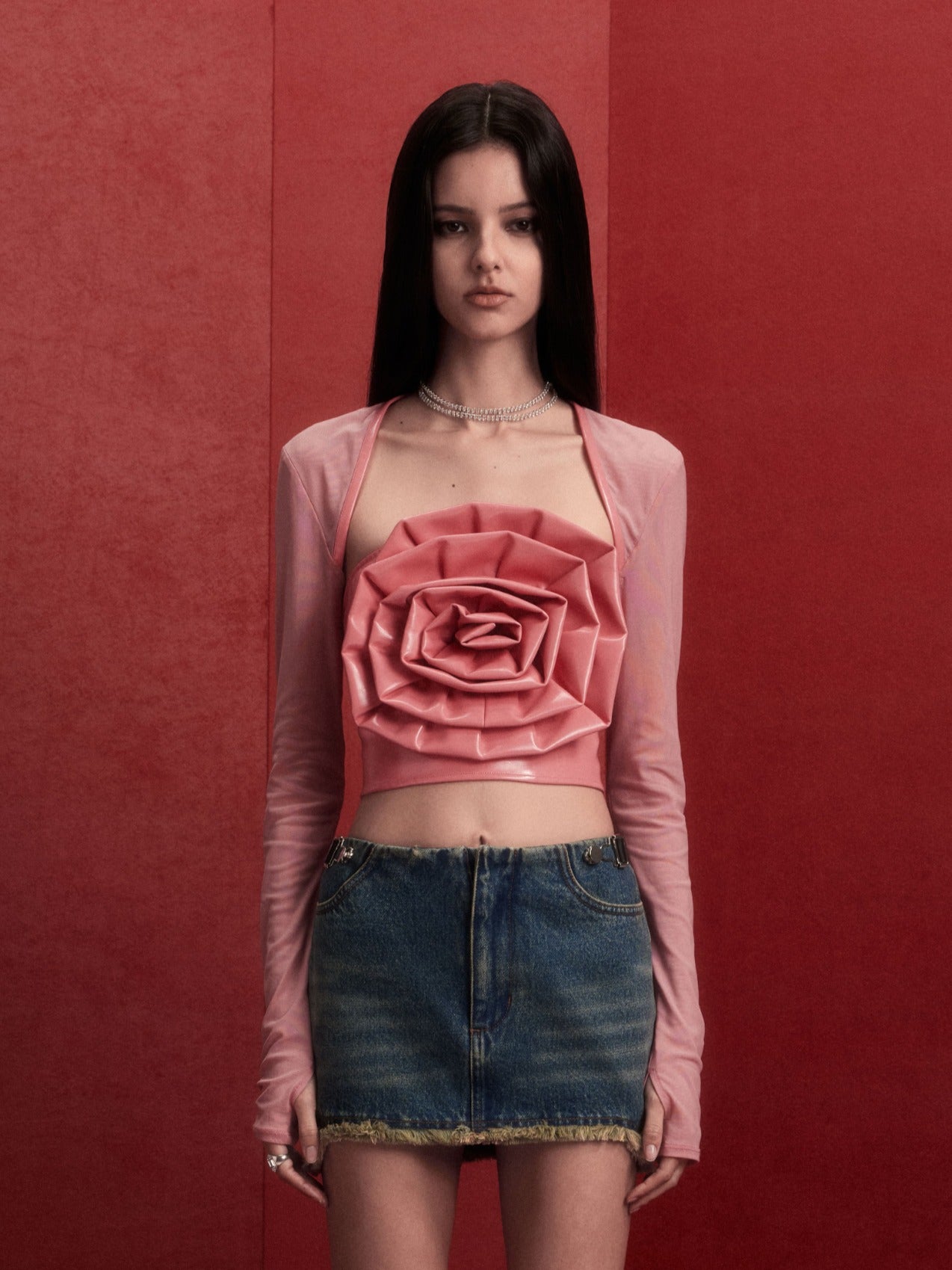 ROSEES TOP in pink