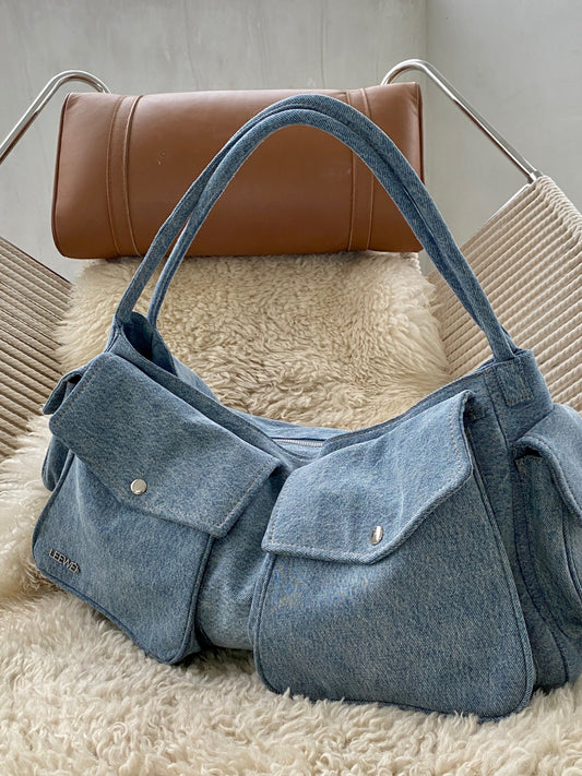 OMIS HOLDALL  in denim blue