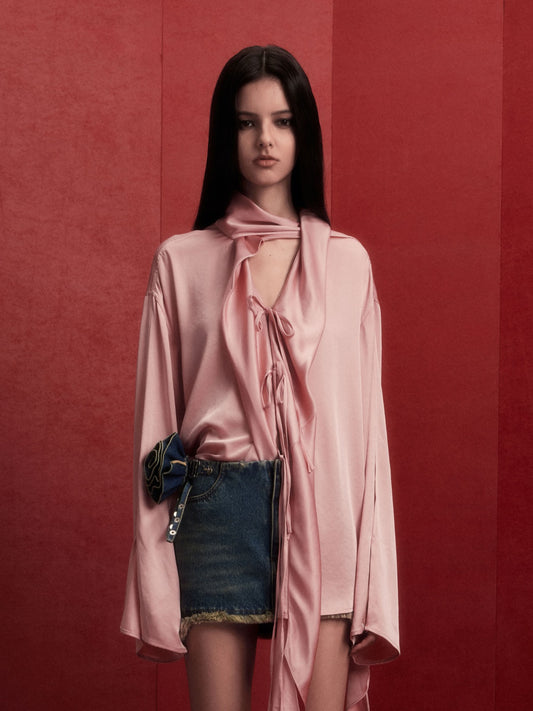 SUCOO BLOUSE in pink