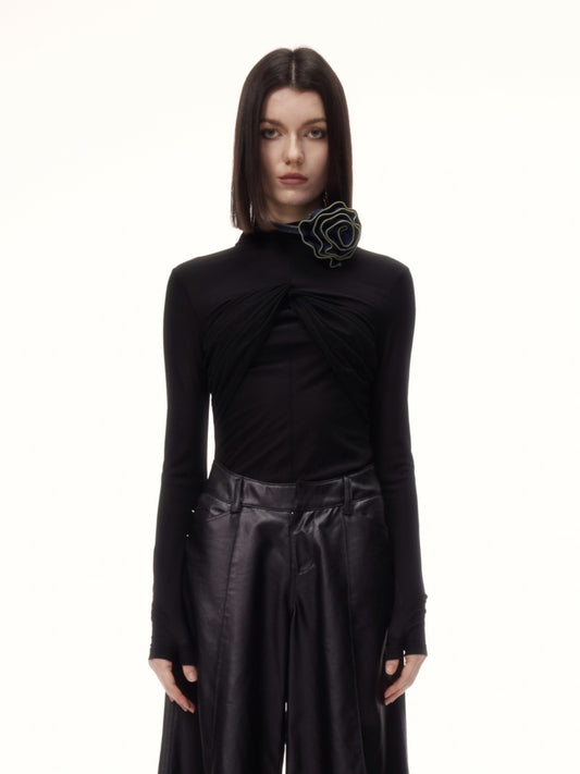 WENOOS TOP in black