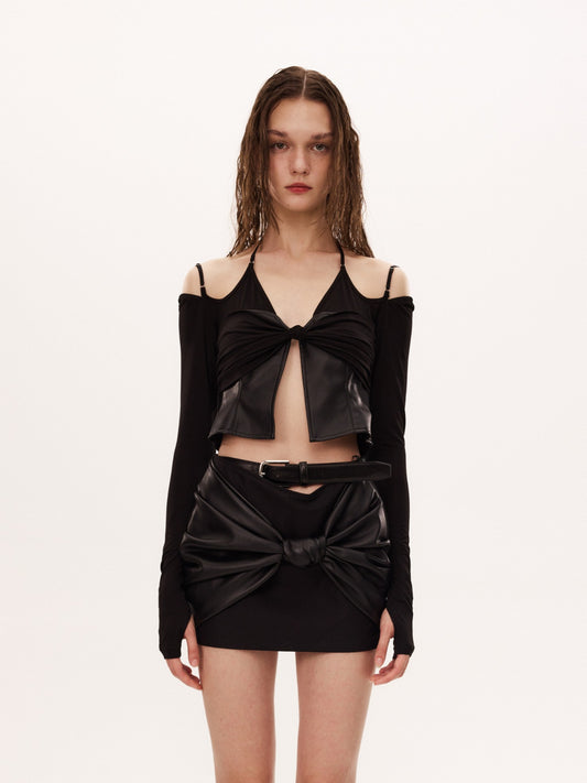 JAIY  TOP in black