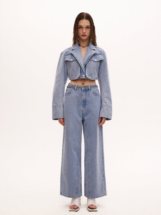 SIXN JEANS in denim blue