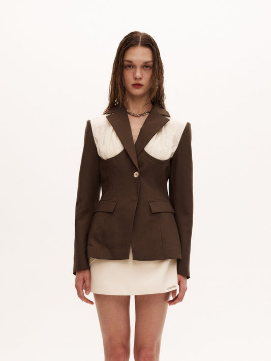 NAIZS BLAZER in brown