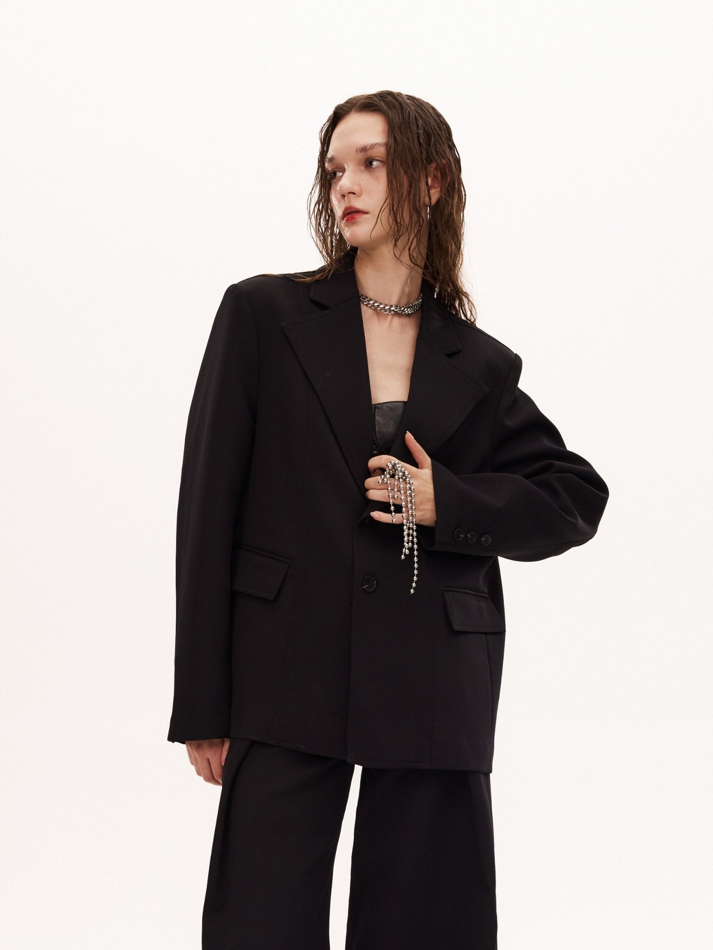 CUSUA BLAZER in black