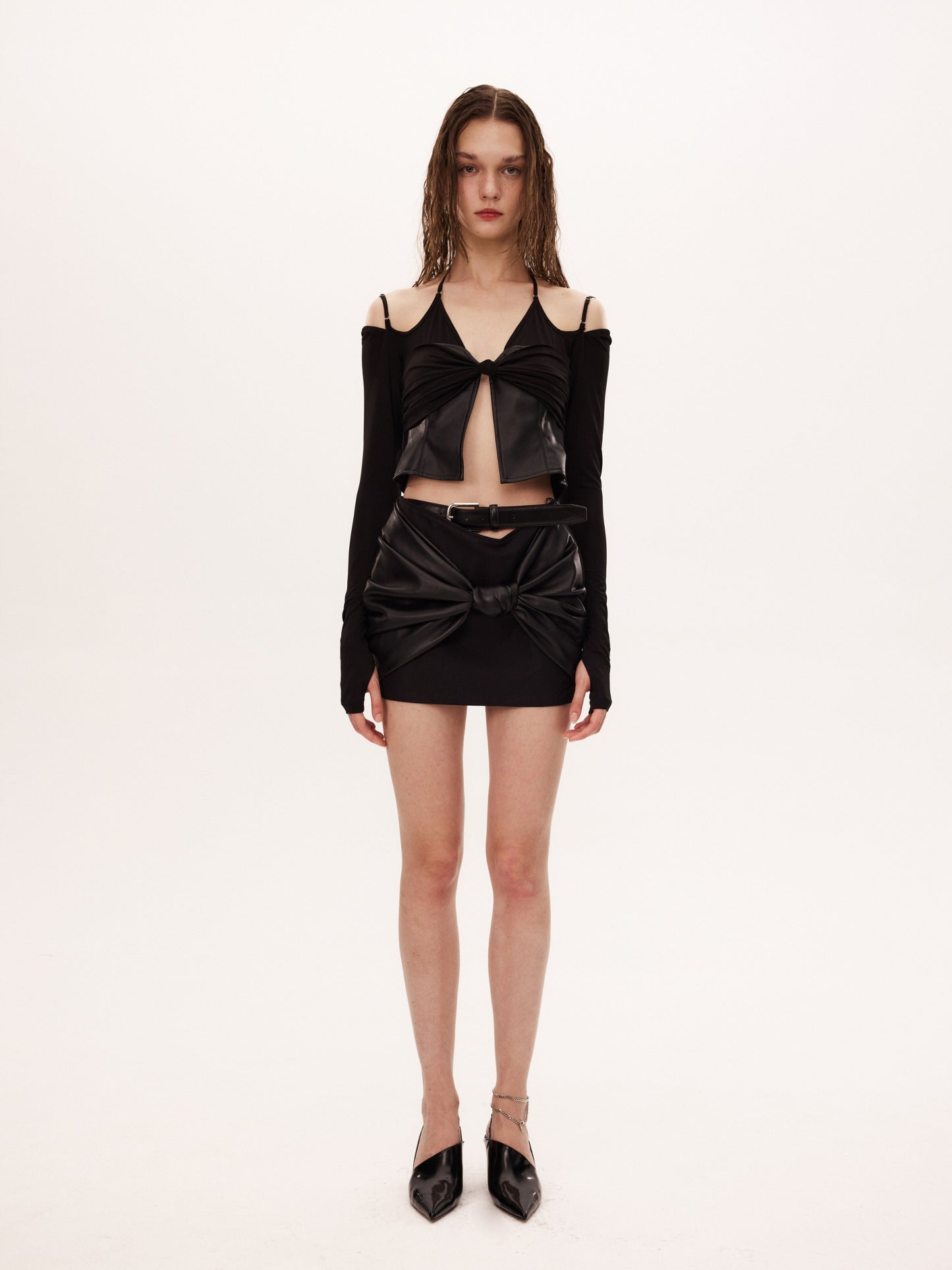 PIDEY SKORT in black